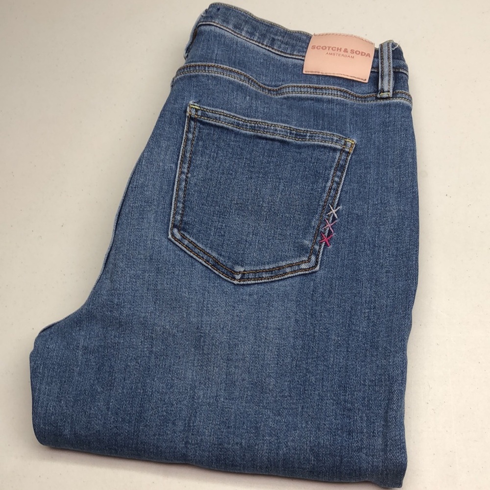 LIKE NEW SCOTCH & SODA ANKLE STRAIGHT LEG JEANS 10/30x28 ⭐️